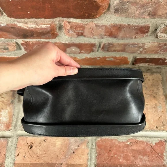 Madewell Sydney Black Leather Convertible Crossbody Purse Bag - Picture 10 of 10